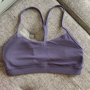 Lululemon Flow Y Bra in Purple Quartz